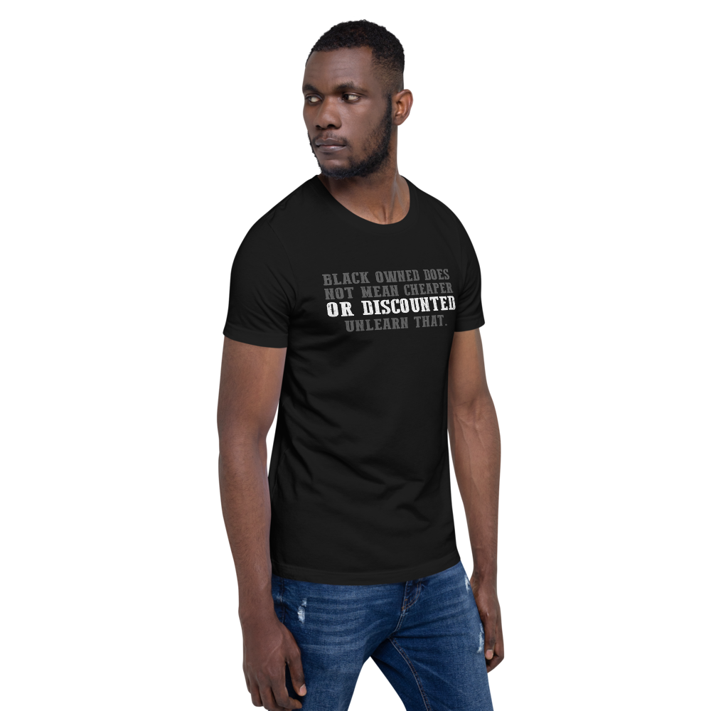 Download Black Owned Does Not Mean (w) T-Shirt