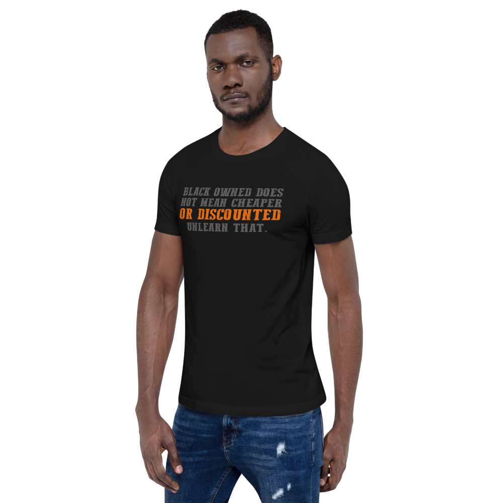 Download Black Owned Does Not Mean T-Shirt